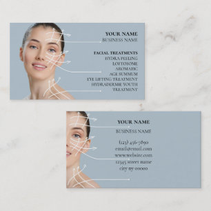 Carte De Visite Salon de beauté et de soins de la peau
