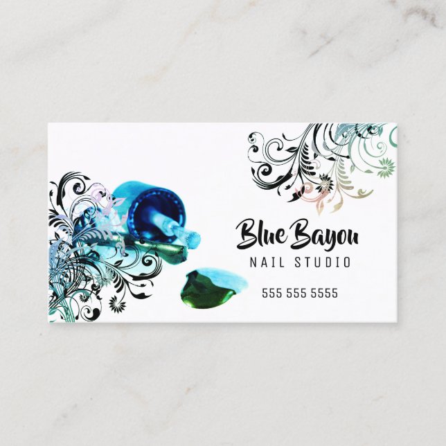 Carte De Visite Salon de beauté Nail Technician (Devant)