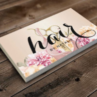 Salon de ciseau Vintage Floral Gold