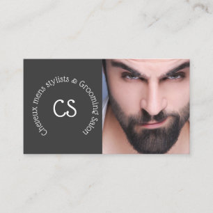 Carte De Visite Salon de coiffure  DO-IT-YOURSELF homme photo à la