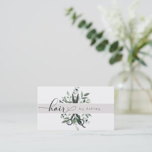 Carte De Visite Salon de Foliage Moderne Shears Logo Rendez-vous