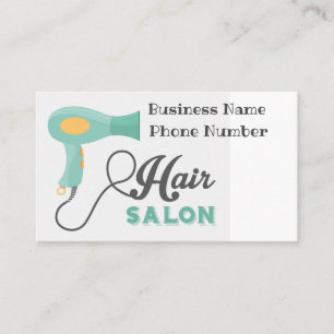 Carte De Visite Salon des cheveux