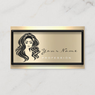 Carte De Visite Salon des cheveux Eyelash Extension Maquillage Art