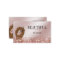 Salon d'ongles d'or rose femme main nails technici