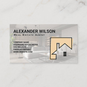Carte De Visite Salon Intérieur Moderne Logo Creative Home
