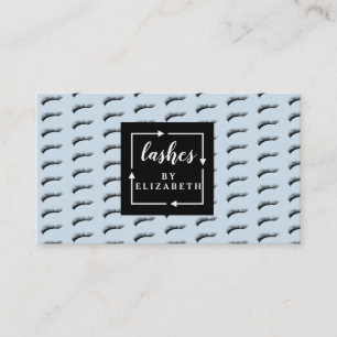 Carte De Visite Salon Lash Motif Lashes