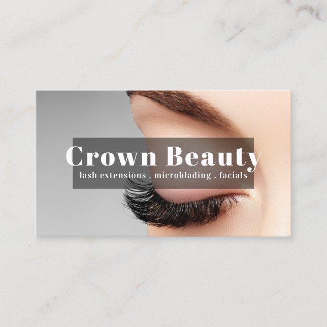 Carte De Visite Salon Microblading , Sourcils,  Maquillage Permane (Devant)