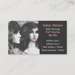 Carte De Visite Salon/mode/cartes de visite de boutique