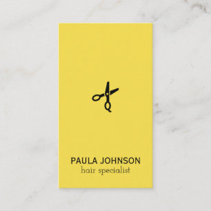 Carte De Visite Salon moderne Cheveux Spécialiste des cheveux (jau