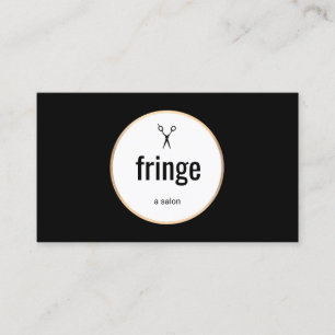 Carte De Visite Salon moderne moderne noir et blanc