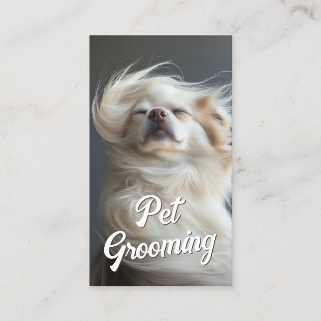 Carte De Visite Salon pour animaux de compagnie Boutique Chihuahua (Devant)