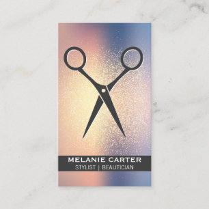 Carte De Visite Salon Shears   Arrière - plan de fusion de Parties