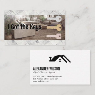 Carte De Visite Salon Touches de la maison Logo du détaillant