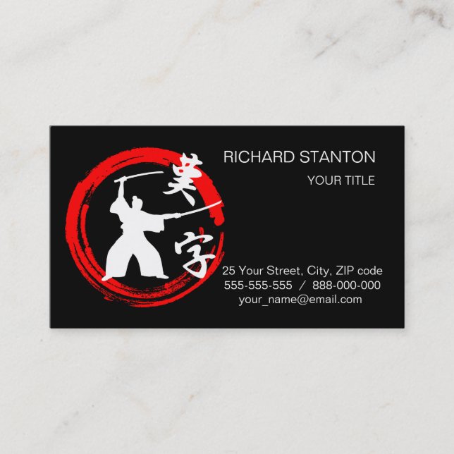 Carte De Visite Samurai (Devant)