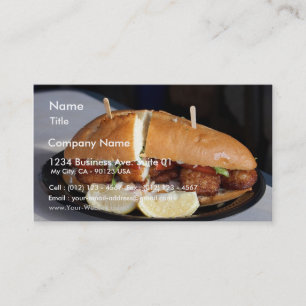 Carte De Visite Sandwich 3 à feston