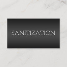 Sanitization Disinfectant Black