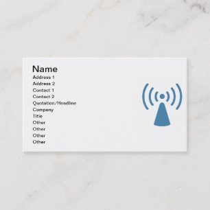 Carte de visite sans fil
