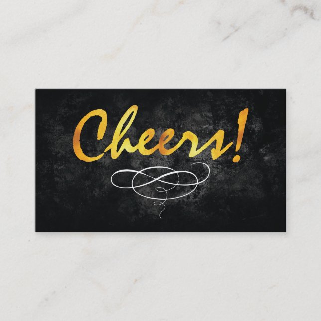 Carte De Visite Santé | Or (Devant)