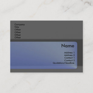 Carte de visite Sapphire