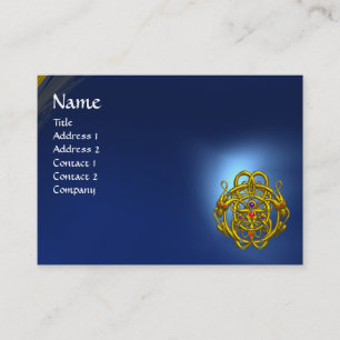 Carte De Visite Sapphire Bleu DES DRAGONS DOUCES