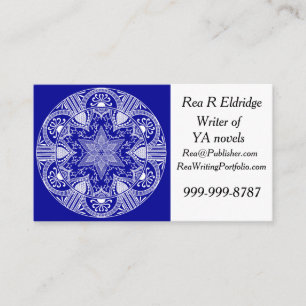 Carte De Visite Sapphire Mandala