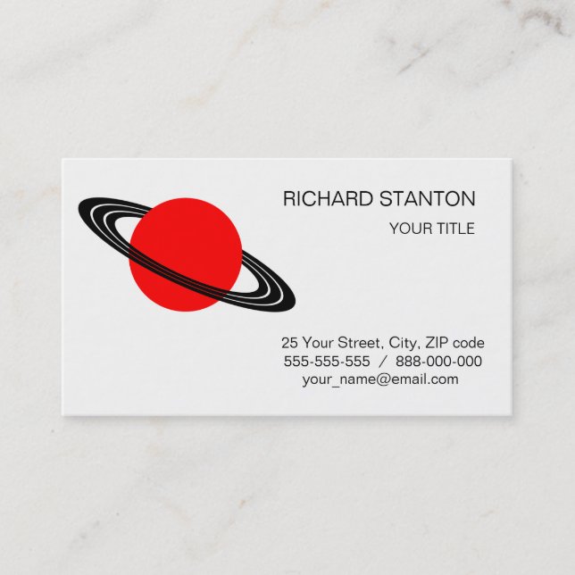 Carte De Visite Saturne (Devant)