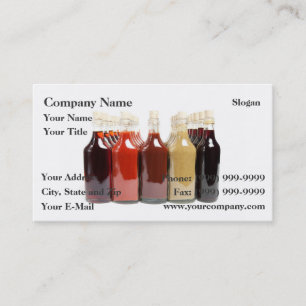 Carte De Visite Sauces chaudes à BBQ