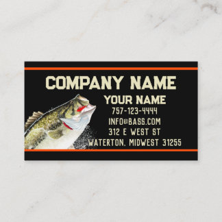 Carte De Visite Saut de basse à grande bouche