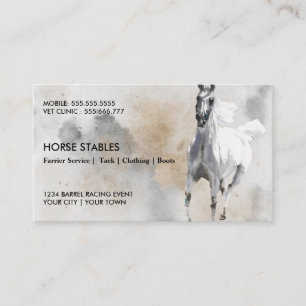 Carte De Visite Sauvage Stallion Chaussures équestres Farrer Horse