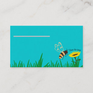 Carte De Visite Sauvez les abeilles