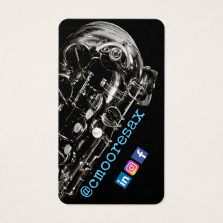 Carte de visite saxophone