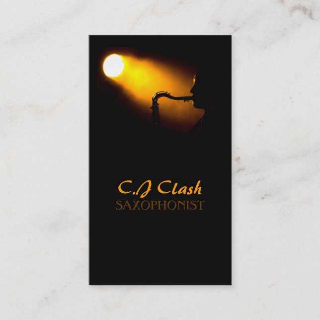 Carte De Visite Saxophone, Cours de saxophoniste, Musique, Instrum (Devant)