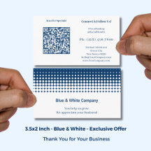 Scan du code QR pour les offres spéciales Blanc Bl