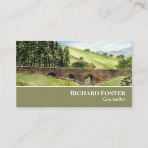 Carte De Visite Scawgill Bridge Lake District Angleterre