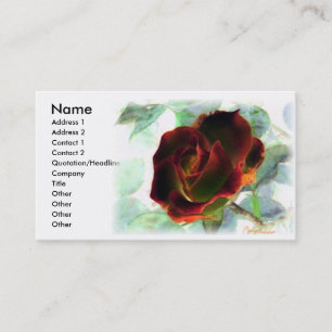 Carte De Visite Scène de beauté