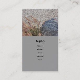 Carte De Visite Scène de plage