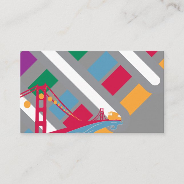 Carte De Visite scène de San Francisco (Devant)