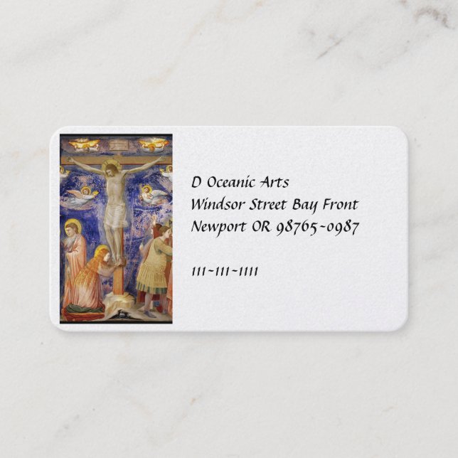 Carte De Visite Scène médiévale du Vendredi Saint (Devant)