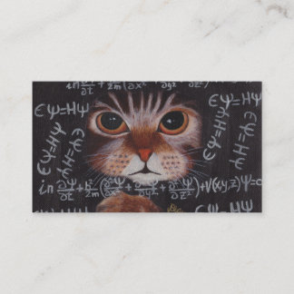 CARTE DE VISITE SCHRÖDINGER CAT