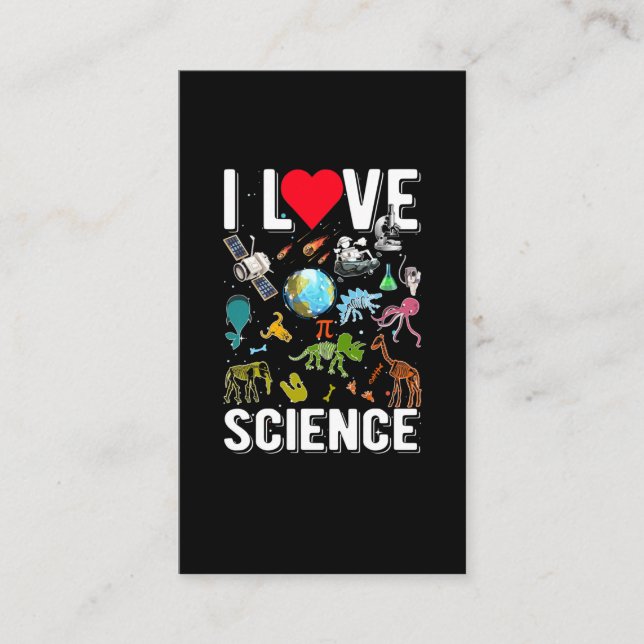 Carte De Visite Science Astrologie Math Physique Chimie Biologie (Devant)