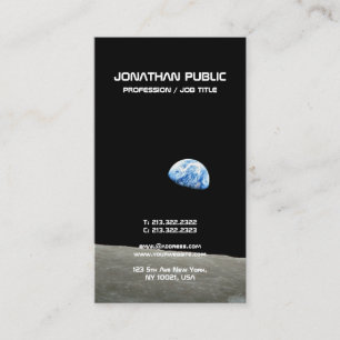 Carte De Visite Science de l'univers spatial physique Design éléga