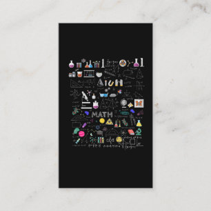 Carte De Visite Science Physique Chimie des mathématiques Biologi