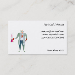 Carte De Visite Scientifique