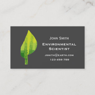 Carte De Visite Scientifique ou écologiste De l'environnement