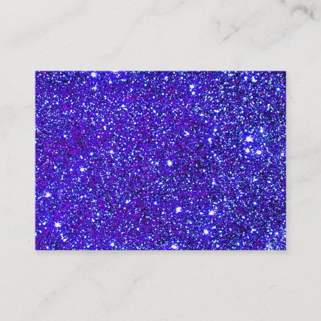 Carte De Visite Scintillant infini d'univers d'étincelle de (Devant)