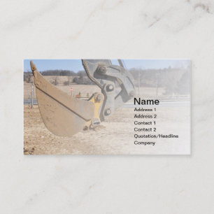 Carte De Visite scoop à dos