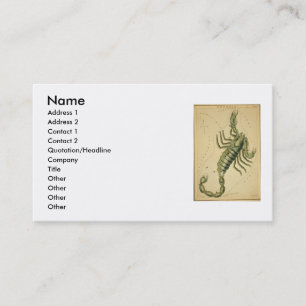 Carte de visite Scorpio