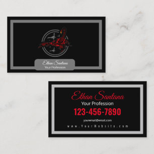 Carte De Visite Scorpion rouge