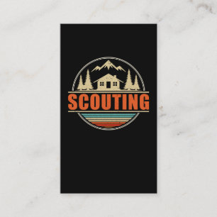 Carte De Visite Scout Adventure Nature Lover Forest Camper