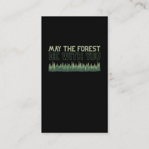 Carte De Visite Scout Forest Joke Randonnée et Humour de camping